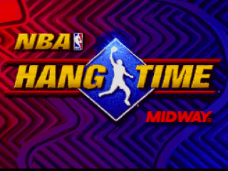 NBA Hang Time title screen for Super Nintendo